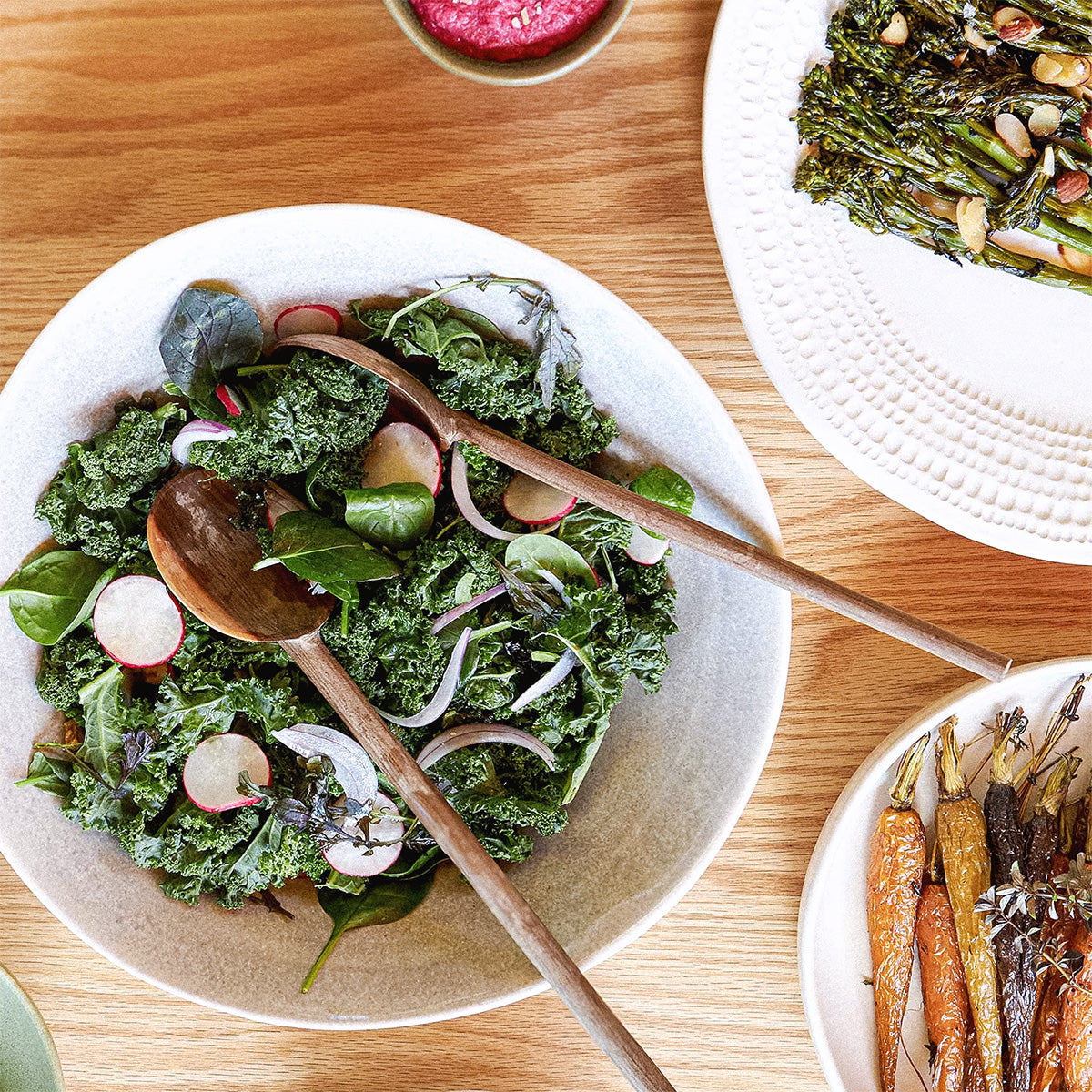 サラダサーバー（スプーン x フォーク）- Asili x CITTÀ – HAIZ