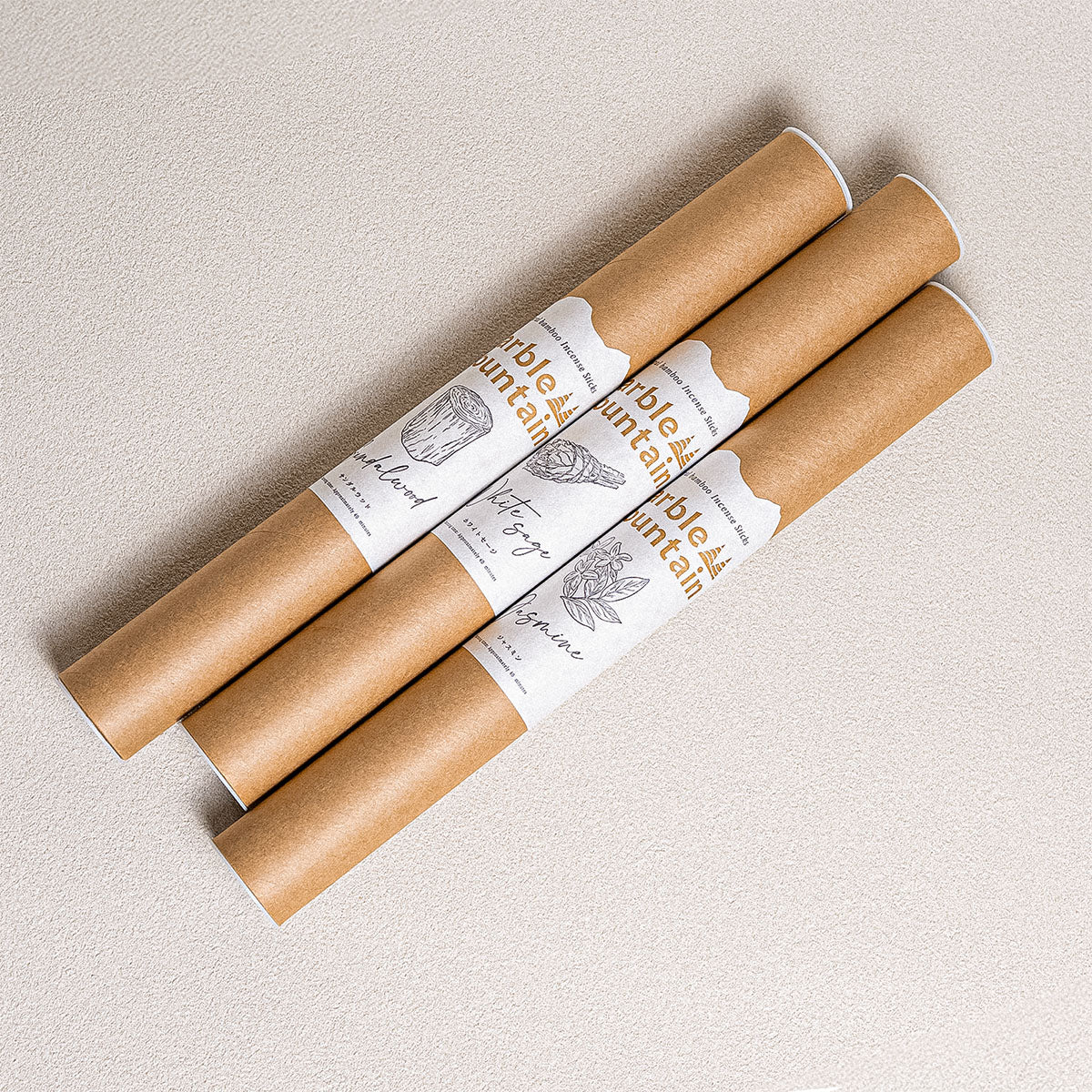 ホワイトセージ バンブーインセンス - Marble Mountain